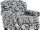 Furniture of America® Porthcawl Floral Multicolor Accent Chair-1