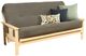 Kodiak Furniture Monterey Marmont Thunder/Antique White Full Futon with Mattress-0