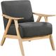 Homelegance® Damala Dark Gray/Natural Accent Chair-0