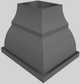 Vent-A-Hood® Designer Series 36" Gunsmoke Island Range Hood-4