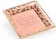 Chelsea House Shayla Copas Coral Glaze/Metallic Gold Square Jungle Verse Plate-0