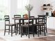 Signature Design by Ashley® Wildenauer 7-Piece Brown/Black Counter Height Dining Table Set-3