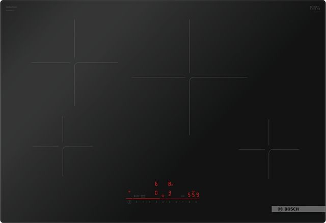 Bosch® 500 Series 30" Black Induction Cooktop Without Frame-4