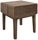International Furniture Direct Olivia Brown 1-Drawer End Table-0