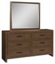 Benchcraft® Lelander Brown Dresser and Mirror-0