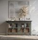 Jofran Inc. Rustic Shores Stone 4-Door Low Accent Cabinet-1