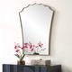 Uttermost® Monarch Antique Brass Mirror-1