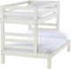 Crate Designs™ Furniture Cloud Twin XL/Full XL Ladder End Cutaway Bunk Bed-0
