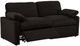 Coaster® Collins Chocolate Brown Modular Power Loveseat-1