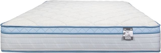Springwall® Comfort Pockets® Baden 11" Wrapped Coil Medium Euro Top Queen XL Mattress in a Box-2