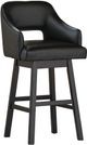 Signature Design by Ashley® Tallenger Black/Dark Brown Tall Swivel Barstool-0