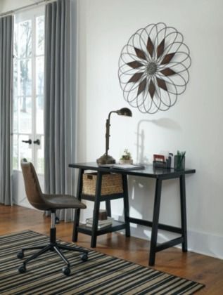 Signature Design by Ashley® Mirimyn 2-Piece Black Home Office Set-3