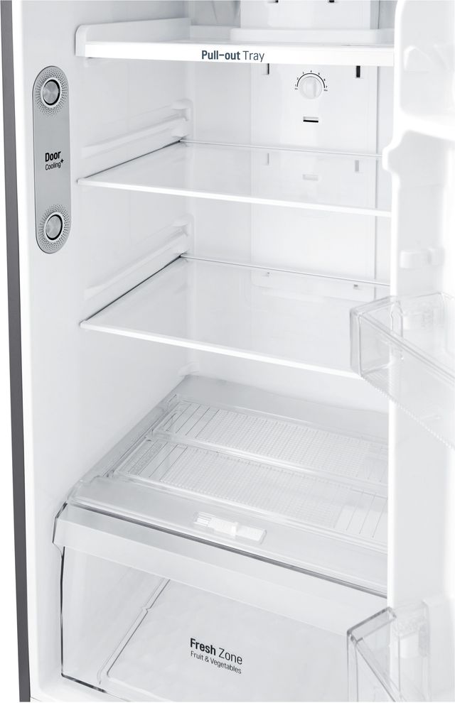 LG 24" 11.1 Cu. Ft. Stainless Steel Top Freezer Refrigerator-3
