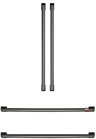 Café™ 4 Piece Brushed Black Refrigeration Handle Kit-0