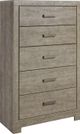Signature Design by Ashley® Culverbach 5-Piece Gray King Panel Bed Set-4