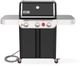 Weber® Genesis E-325 3-Burner Black Freestanding Natural Gas Grill-0