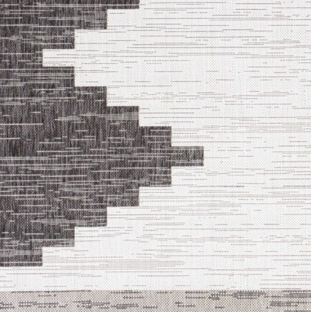 Surya Eagean Charcoal/Off-White 4'x6' Area Rug-4