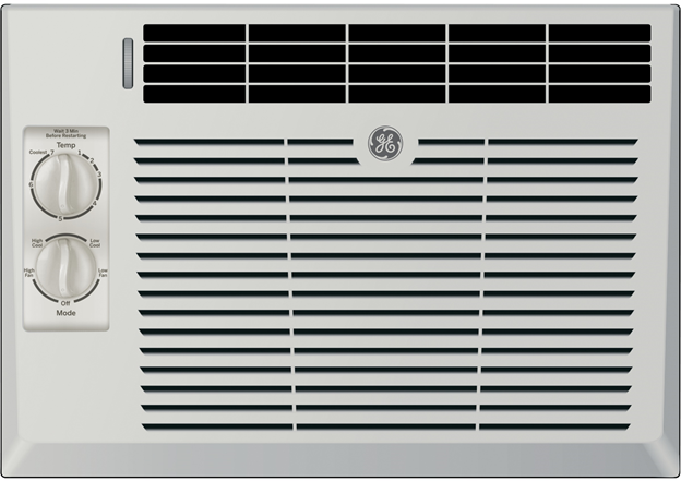 GE® 115 Volt Room Air Conditioner-Gray-0