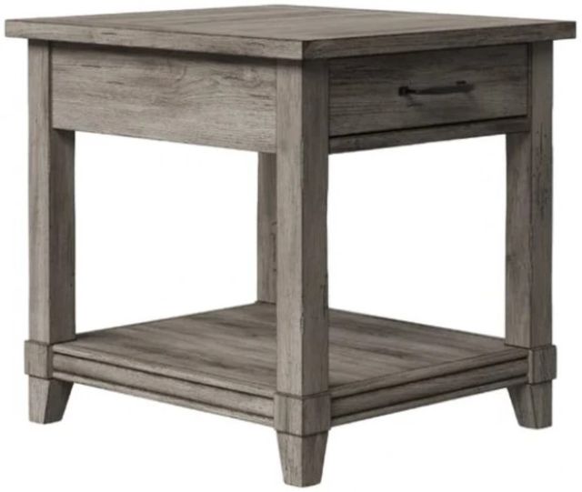 Bernards Hartford Gray End Table-0