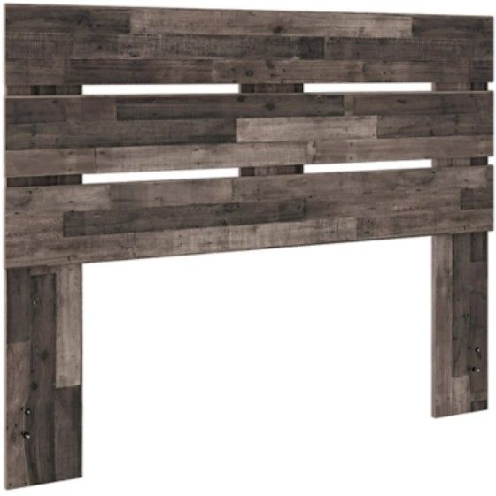 Signature Design by Ashley® Neilsville 3-Piece Multi Gray Queen Panel Headboard Set-1