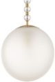 Uttermost® Ripple Brass Pendant-5