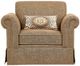 Michael Amini® Carrollton Beige/Light Gray Accent Chair-1