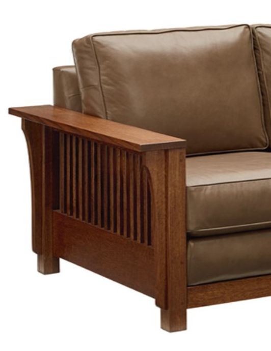 Fusion Designs Customizable Bungalow Mission Love Seat-1
