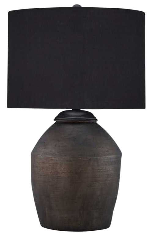 Signature Design by Ashley® Naareman Metallic Black Table Lamp-0