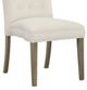 Fairfield® Customizable Entree Dining Short Back Armless Stack Dining Chair with Pull and Buttons-2