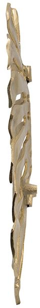 A & B Home  Gold Monstera Leaf-4