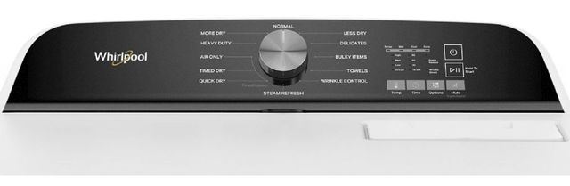 Whirlpool® 7.0 Cu. Ft. White Front Load Gas Dryer-3