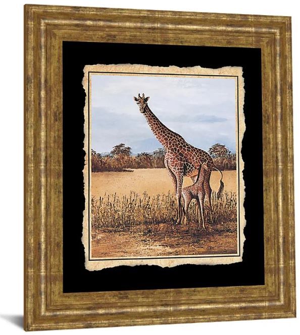 Classy Art Giraffe Framed Print Wall Art-1