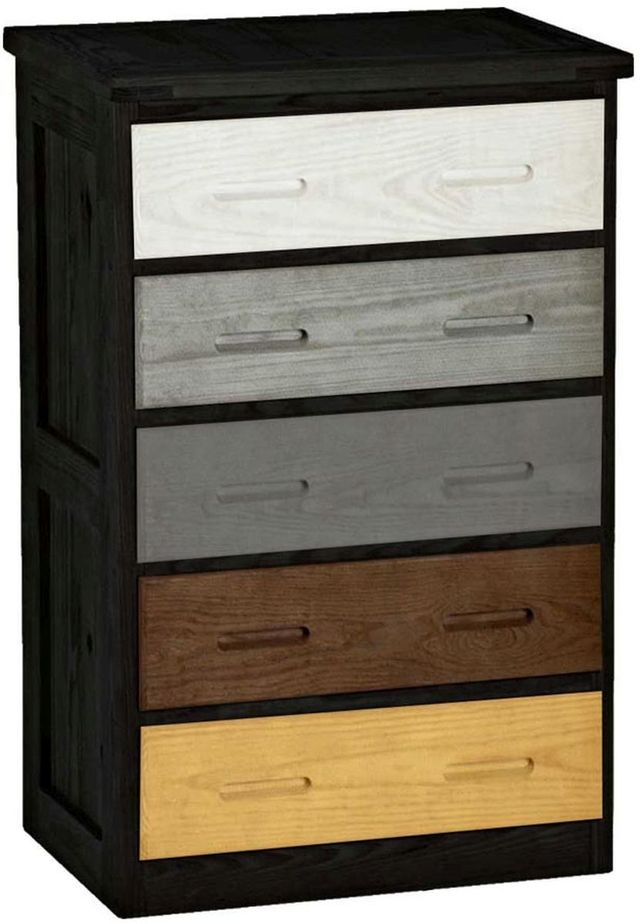 Crate Designs™ Furniture Multi-Colored 5 Drawer Chest-0