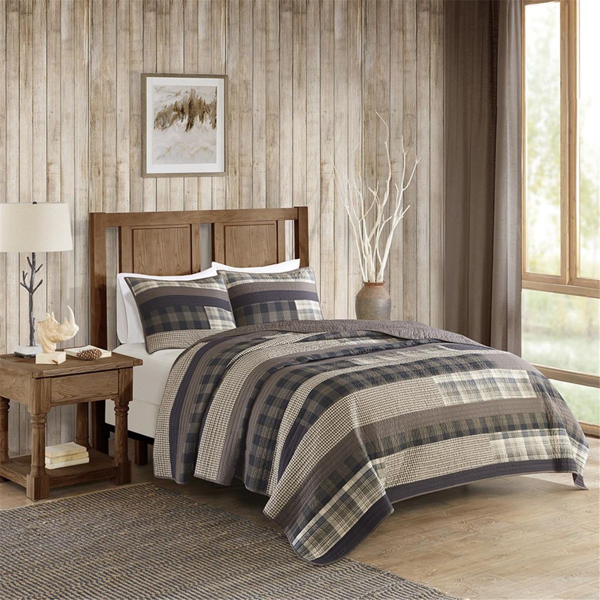 Amazon.com: Woolrich Comforter Set, Cabin Lodge, Warm Cover