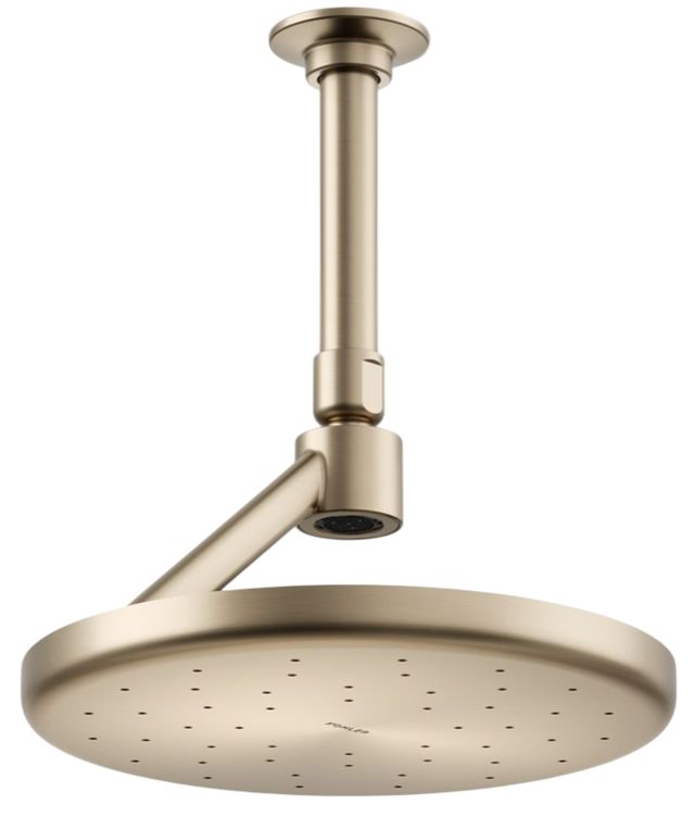 KOHLER® Statement® Vibrant Brushed Bronze 2.5 GPM Open Rain Iconic Single-Function Rainhead-0