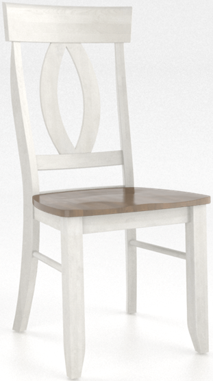 Canadel® Core Weathered Gray Washed Finished Wood Chair-0
