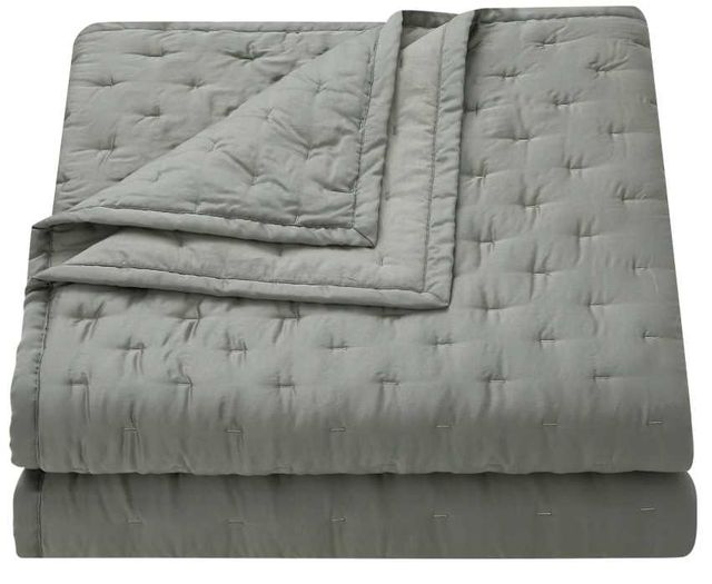 HiEnd Accents Eucalyptus 3-Piece Sage King Bedding Bundle-1