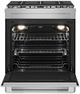 JennAir® RISE™ 30" Stainless Steel Slide-In Natural Gas Range-1