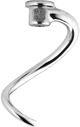 KitchenAid® 7 Quart Stainless Steel Dough Hook Attachment-0