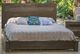 International Furniture Direct Loft Brown 4-Piece Brown Eastern King Lacquer Coating Bedroom Set-1