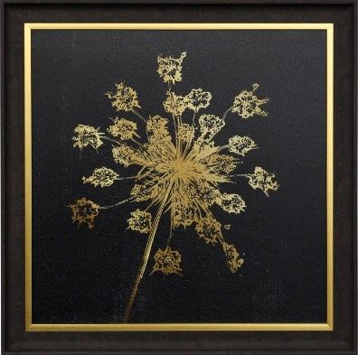 Stylecraft Lady Gold II Black/Gold Wall Art-0