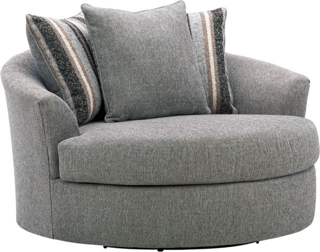 Signature Design by Ashley® Creston Heights Smolder Oversized Swivel Accent Chair-0