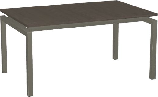 Amisco Customizable Zoom White Oak Dining Table with Extension-0