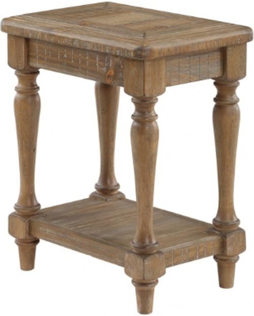 Winners Only® Augusta Rustic Brown Chair Side Table-0