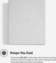 BEDGEAR® Dri-Tec® Cooling White Split King Mattress Protector-2