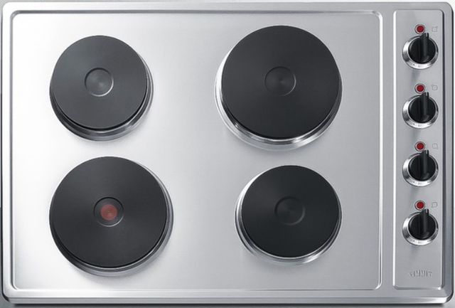 Summit® 30" Stainless Steel Electric Cooktop-0