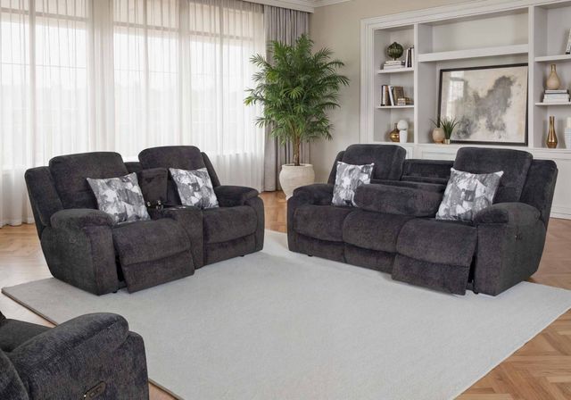 Franklin™ Heston Frenzy Graphite Manual Reclining Sofa-1