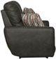 Catnapper® Dorian Charcoal/Nutmeg Power Reclining Loveseat-3