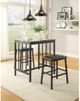 Mazin Furniture Edgar 3 Piece Counter Height Table Set-0