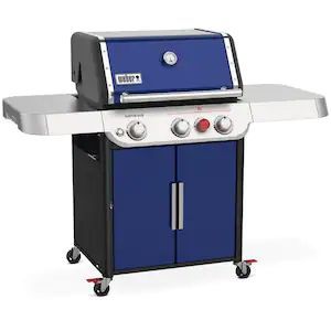 Weber GENESIS SP-E-325s Special Edition Propane Gas Grill with Sear Burner - Deep Ocean Blue -2